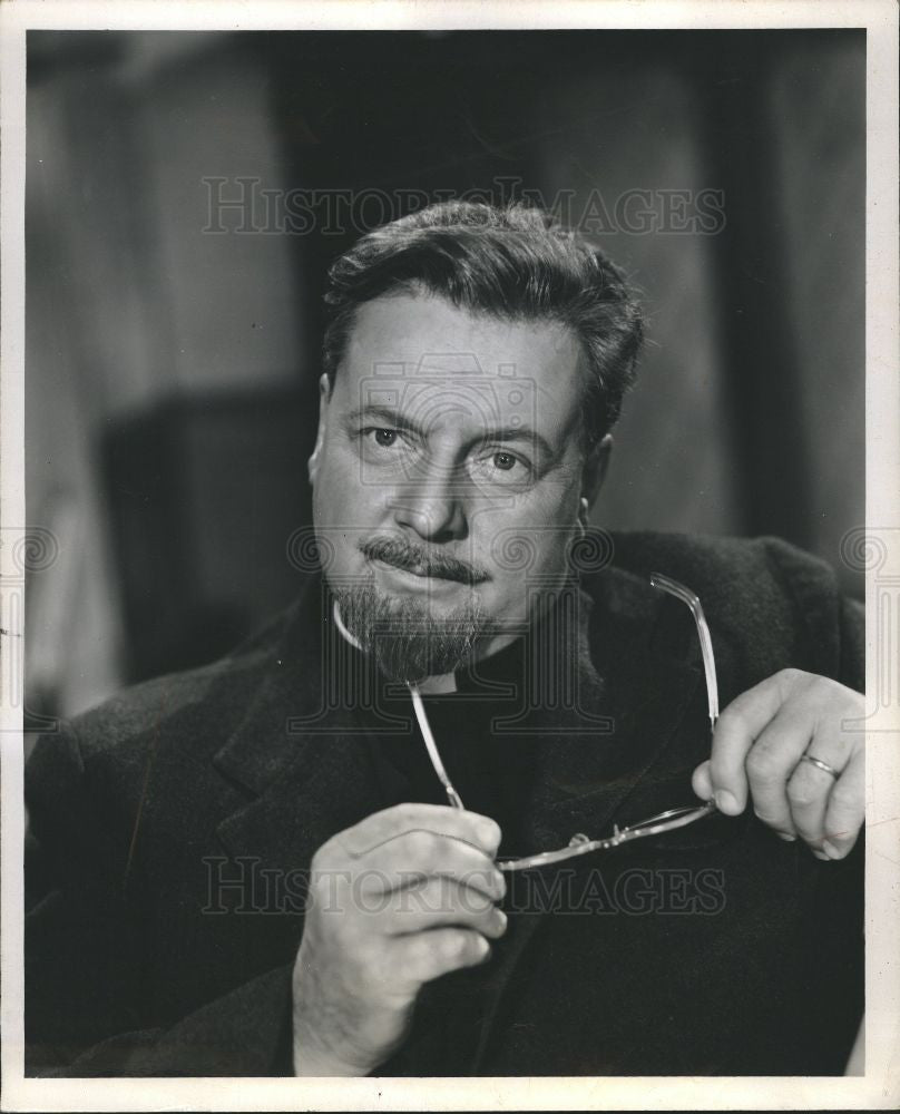 1952 Press Photo Walter Slezak Austrian character actor - Historic Images