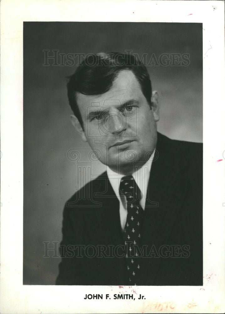1980 Press Photo John F Smith GM CEO - Historic Images