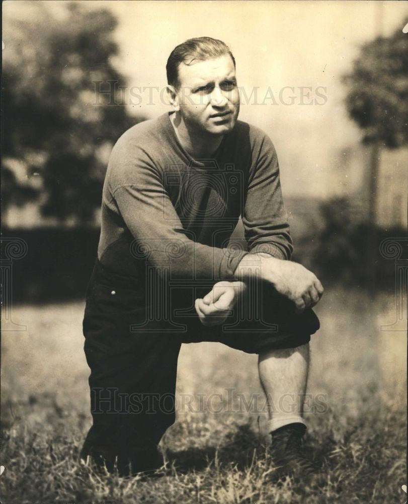 1936 Press Photo John P Smith Head Coach - Historic Images