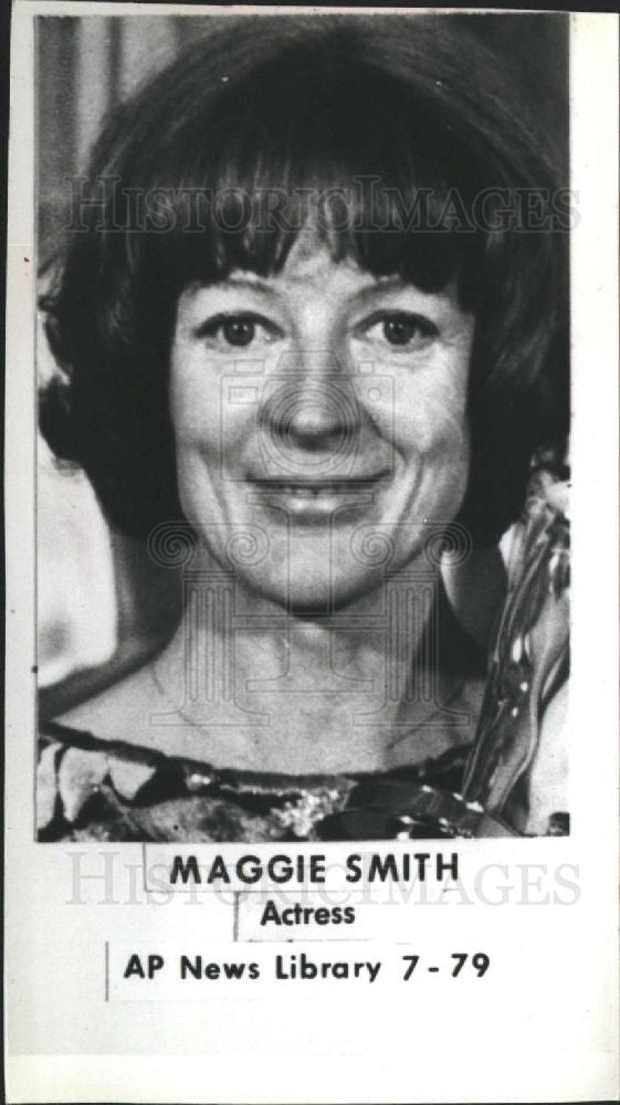 1979 Press Photo actress Maggie Smith - Historic Images
