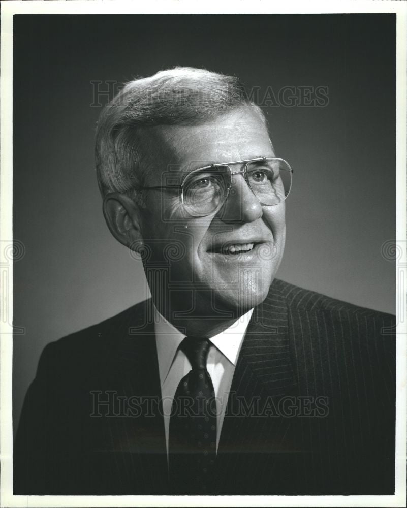 1991 Press Photo Ley S. Smith Upjohn Company - Historic Images