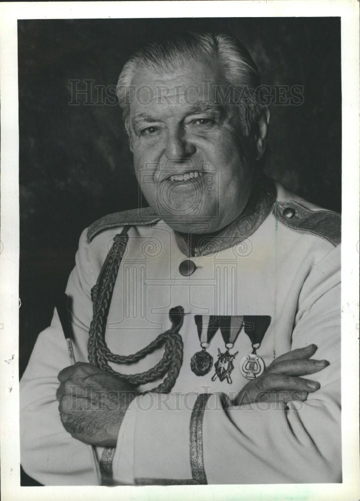 1990 Press Photo Leonard B Smith Detroit Concert Band - Historic Images