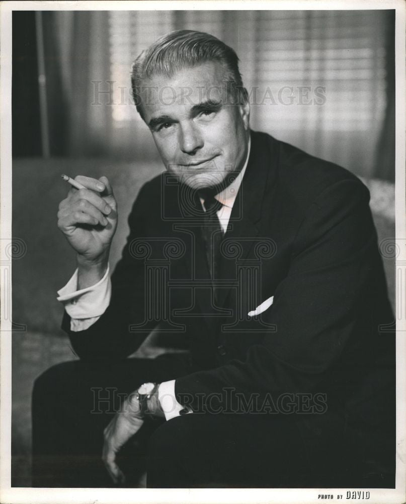 1961 Press Photo Kent Smith Actor Television Film - Historic Images