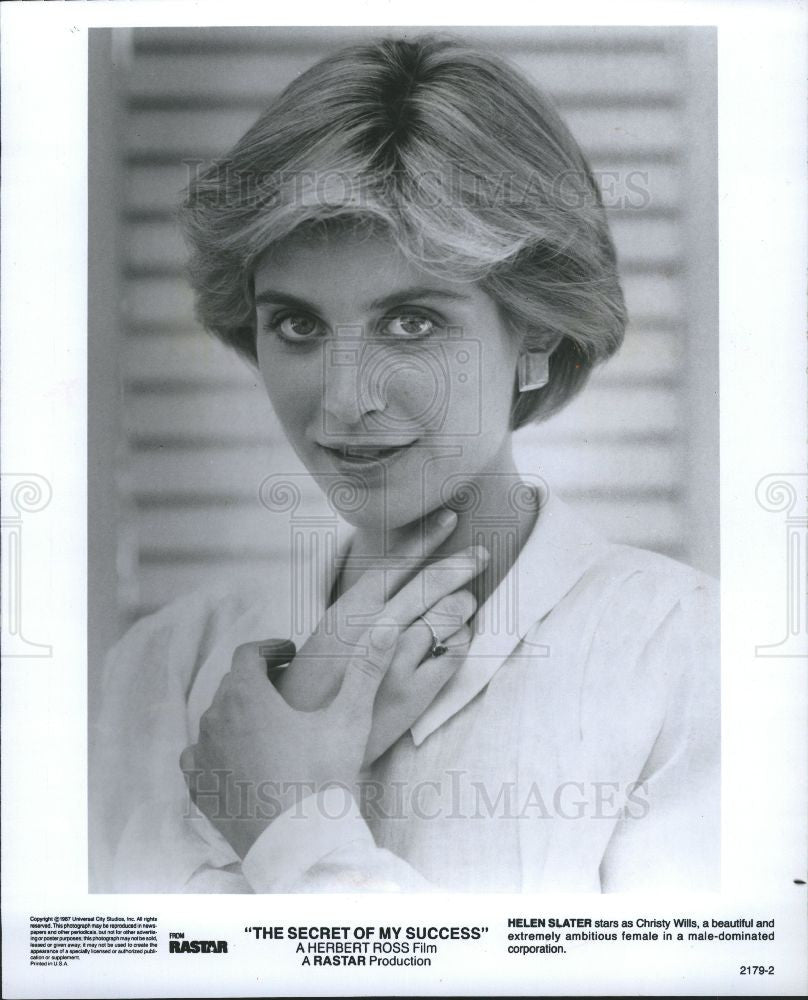 1987 Press Photo Helen Slater Film Actress - Historic Images