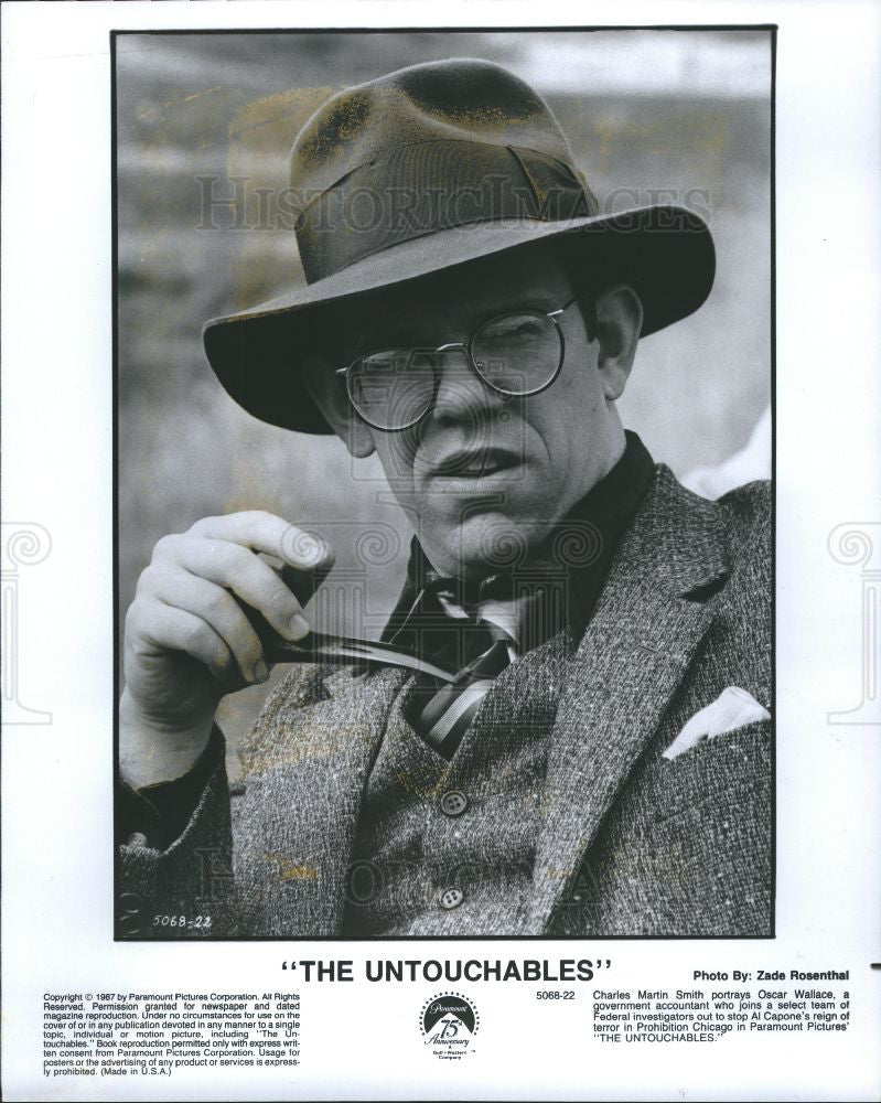 1987 Press Photo Charles Martin Smith actor - Historic Images