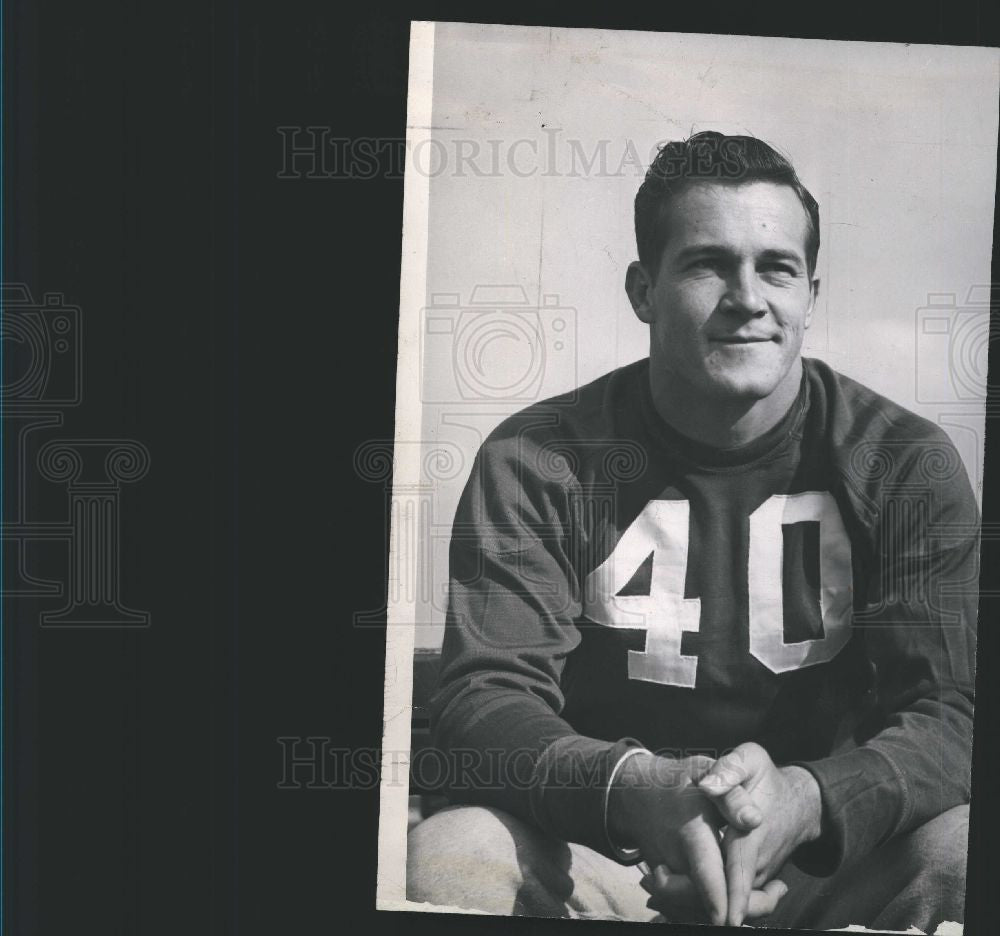 1953 Press Photo Bob Smith, American football player - Historic Images