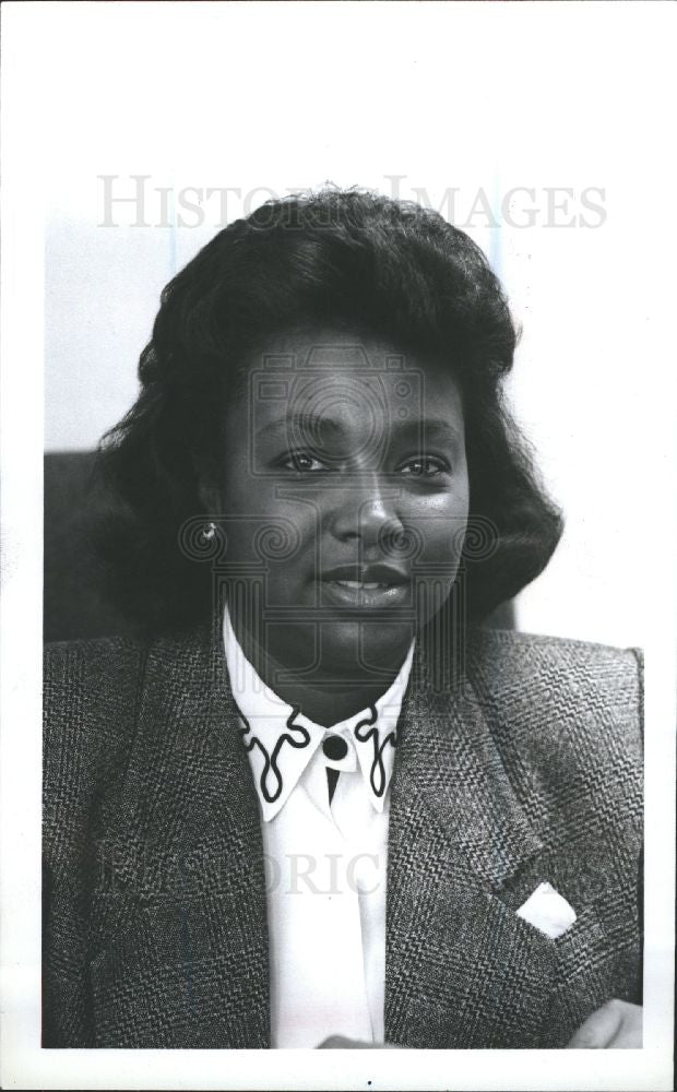 1989 Press Photo Lucille Smith Michigan Hospital - Historic Images