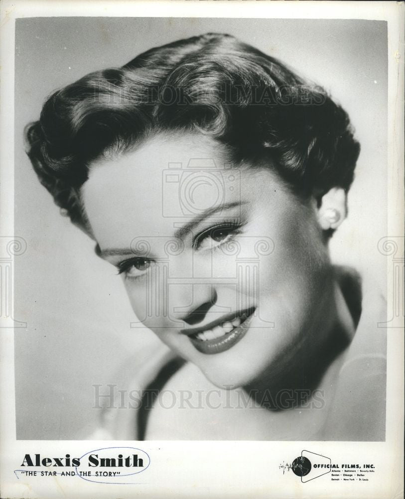 1954 Press Photo Alexis Smith, actress, Broadway - Historic Images