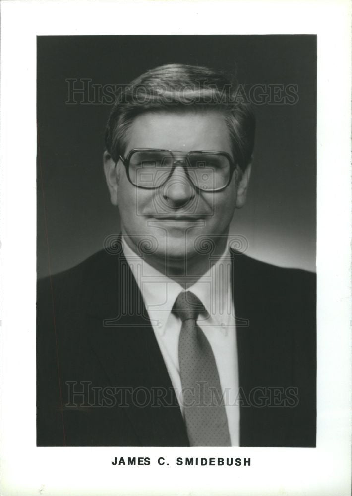 1988 Press Photo James Smidebush GM media relations - Historic Images