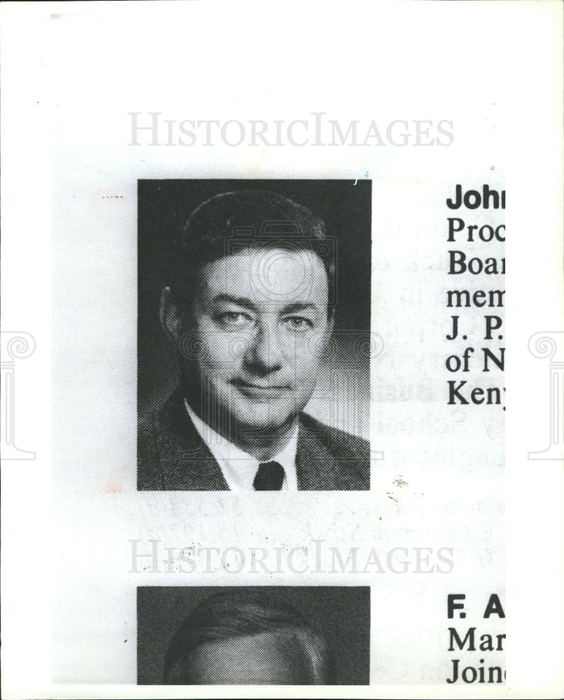 1992 Press Photo John Smale Procter &amp; Gamble Chairman - Historic Images