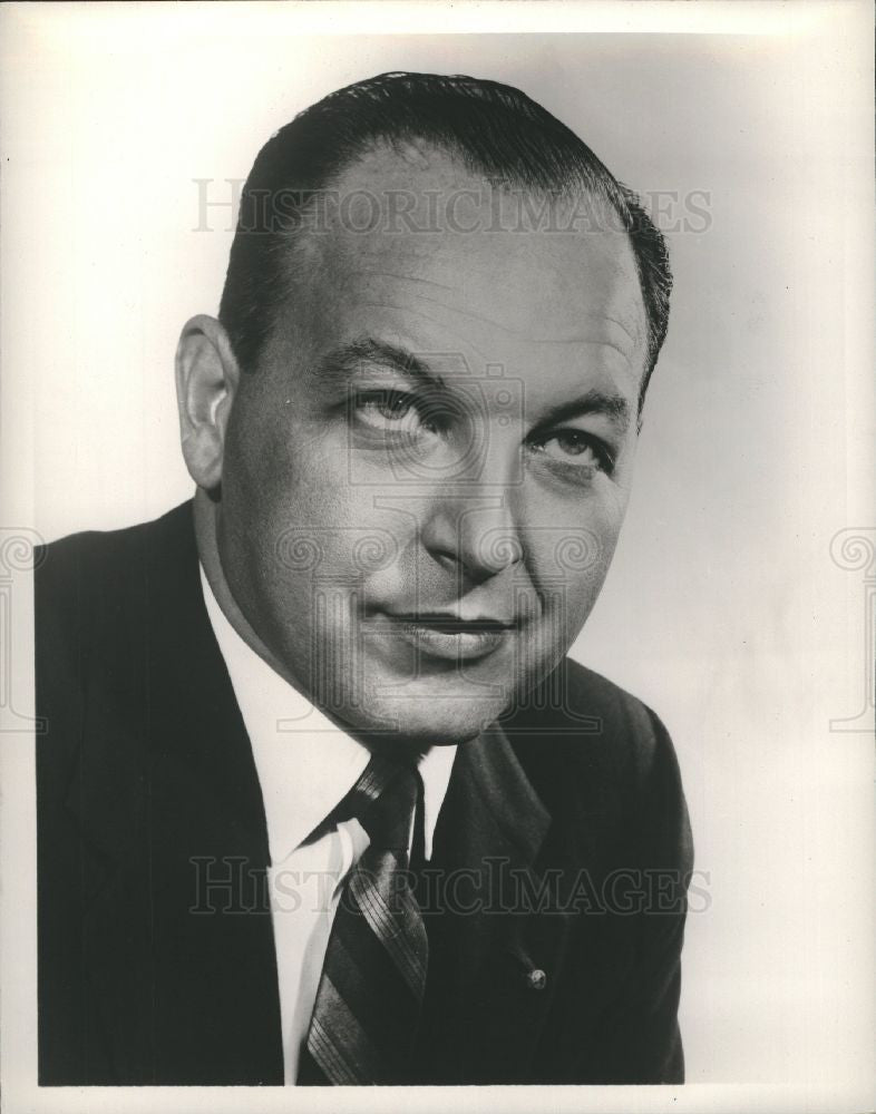 1963 Press Photo Robert Sarnoff President NBC TV - Historic Images