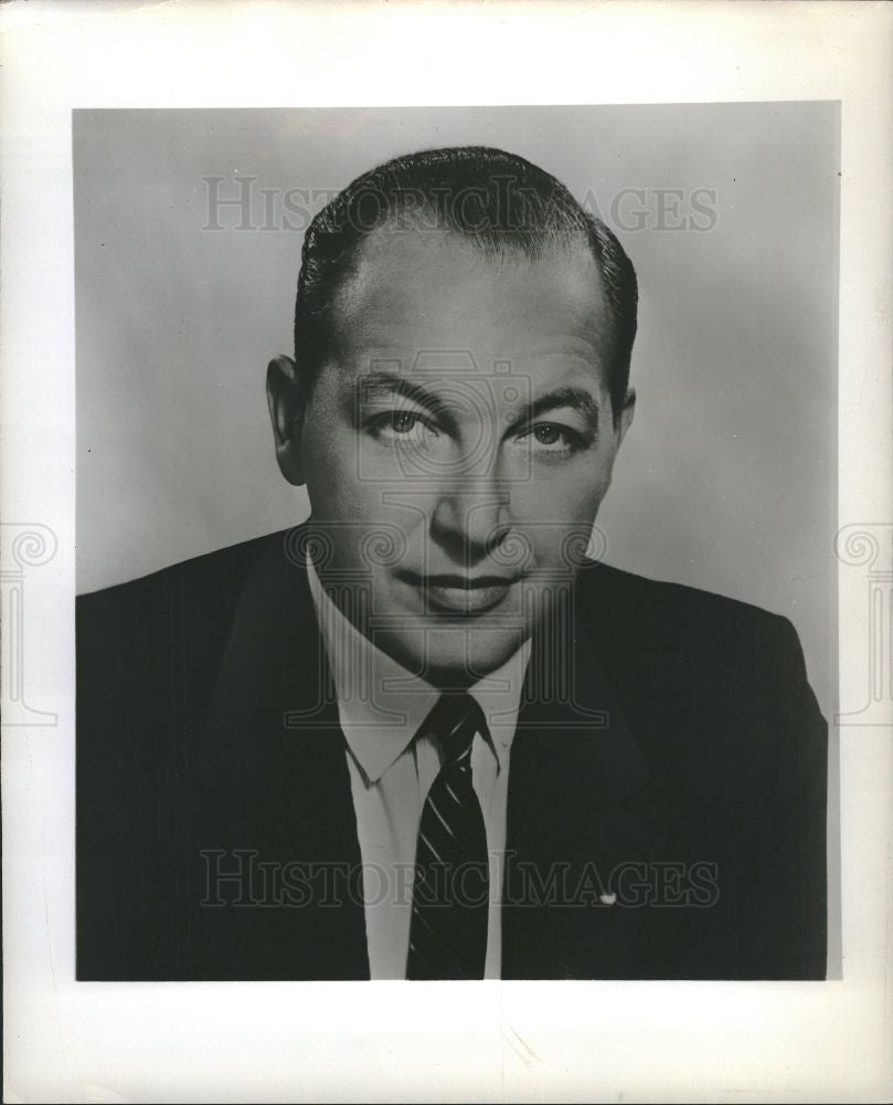 1958 Press Photo Robert W Sarnoff Chairman - Historic Images