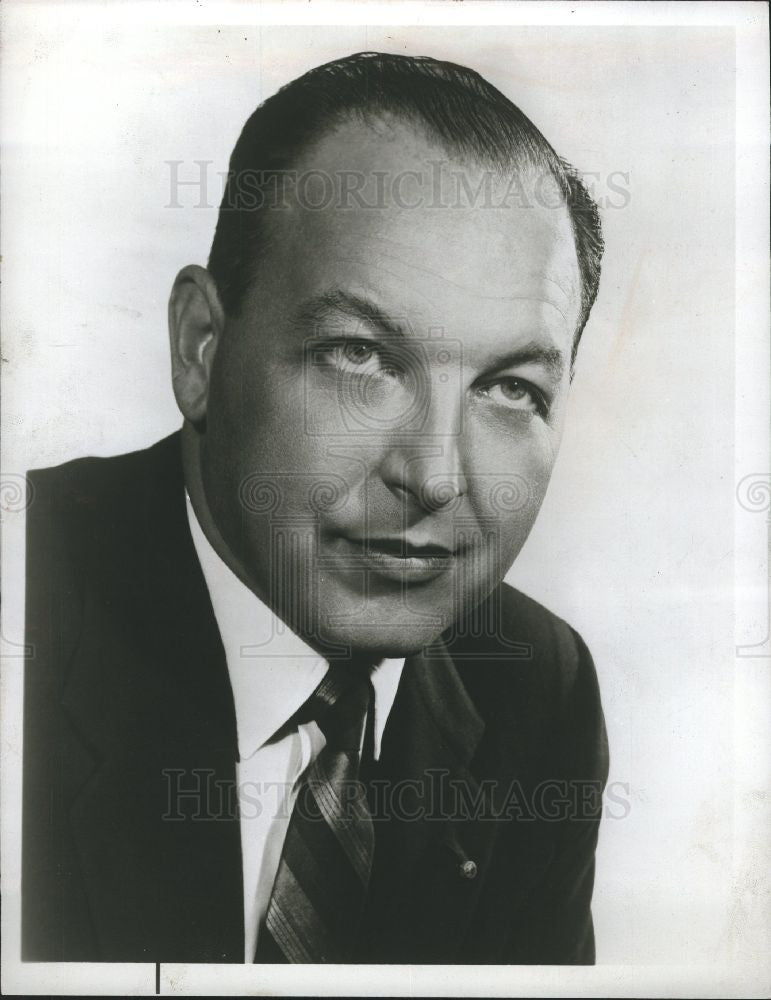 1963 Press Photo Robert Sarnoff NBC television - Historic Images