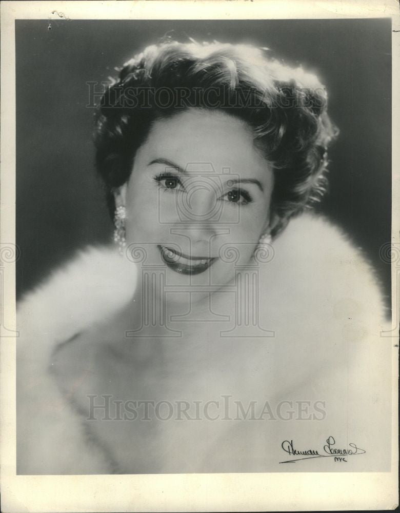 1961 Press Photo Dorothy Sarnoff Actress - Historic Images