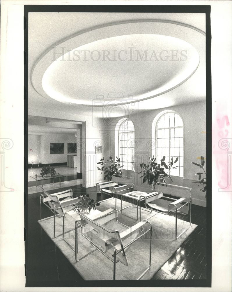 1992 Press Photo Carl Milles living room sculptor - Historic Images
