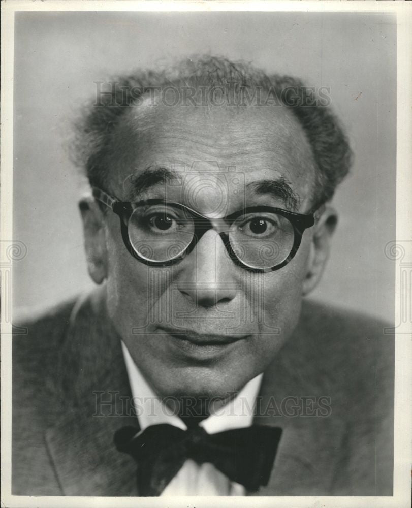 1963 Press Photo Menasha Skulnik schlemiel comic actor - Historic Images