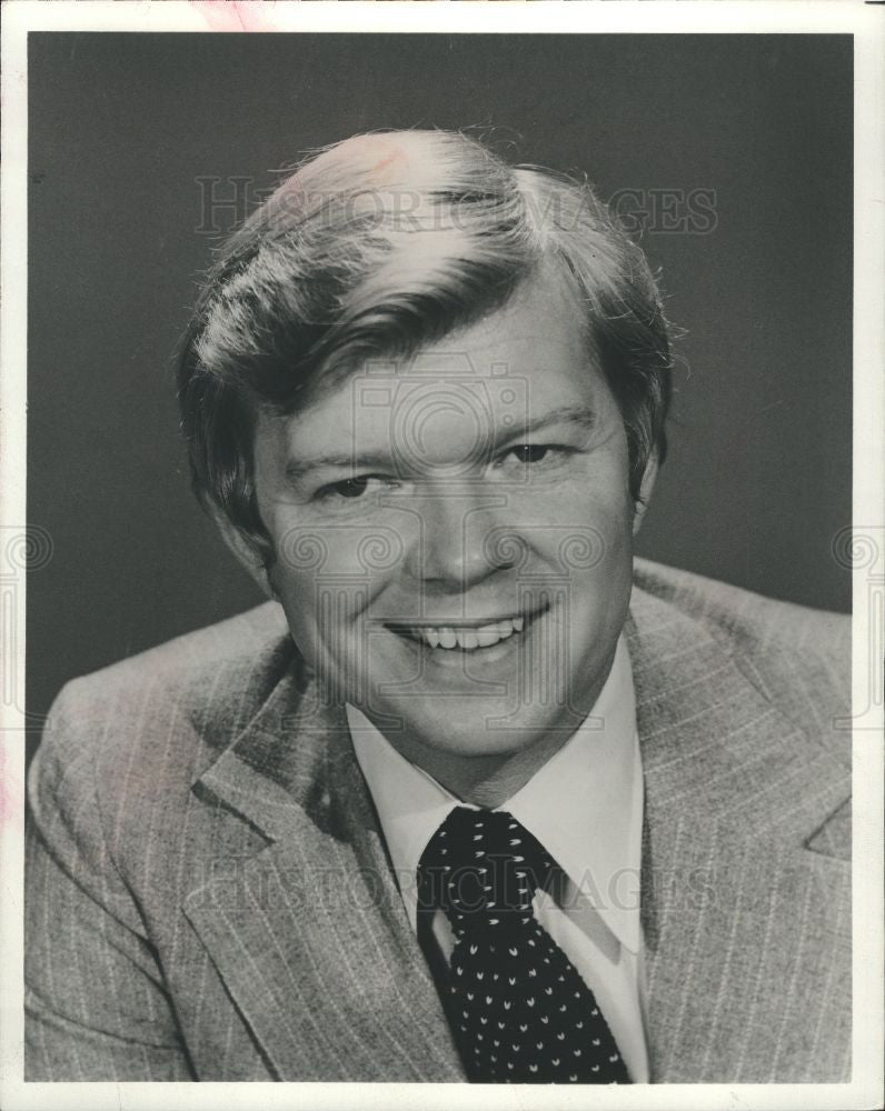 1978 Press Photo Wes Sarinson  WWJ-TV anchorman - Historic Images