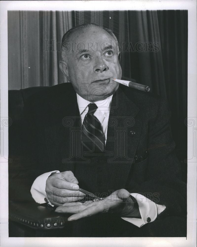 1954 Press Photo David Sarnoff American businessman - Historic Images