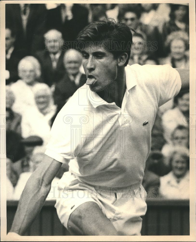 1967 Press Photo Manuel Santana tennis champion - Historic Images