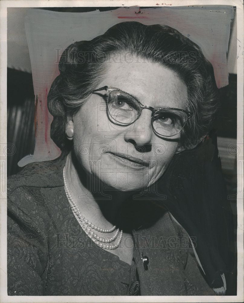 1964 Press Photo Miss Emilie G. Sargent Visiting Nurse - Historic Images