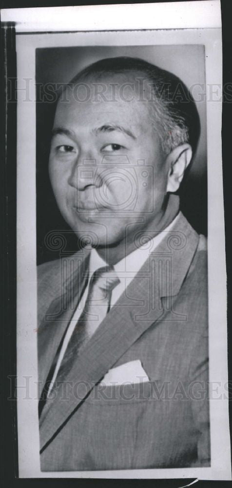 1957 Press Photo Pate Sarasin,Thailand, United Nations - Historic Images