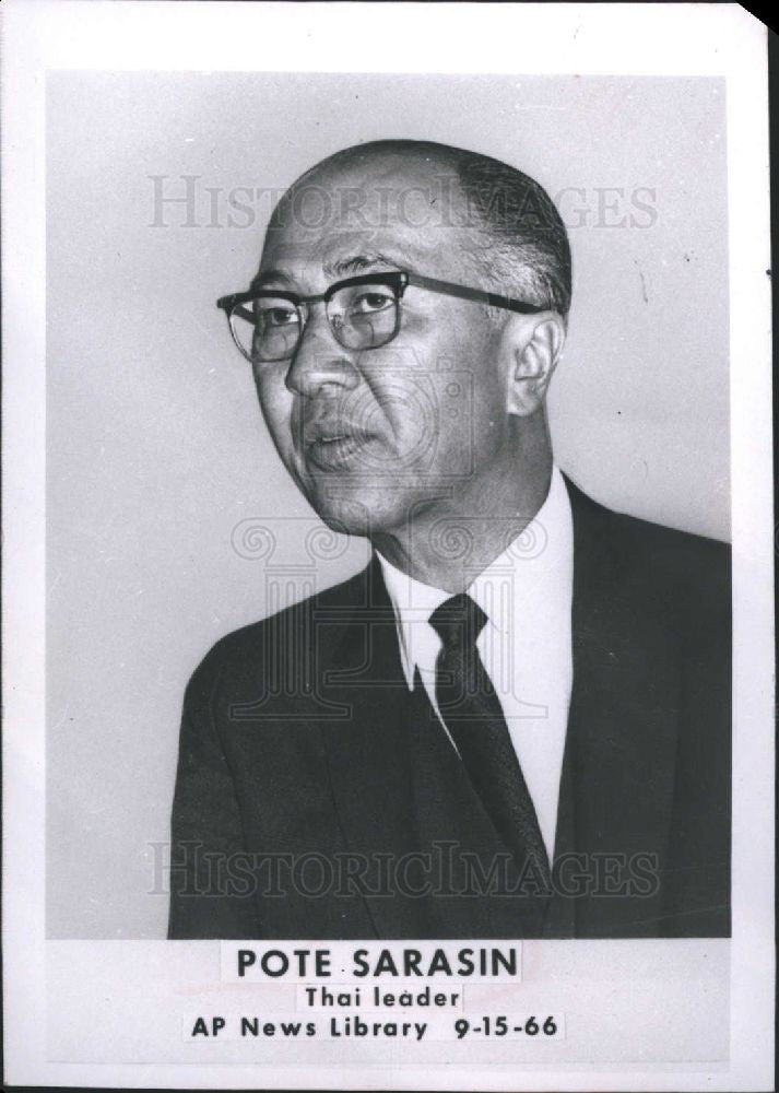 1966 Press Photo Thai diplomat and politician. - Historic Images