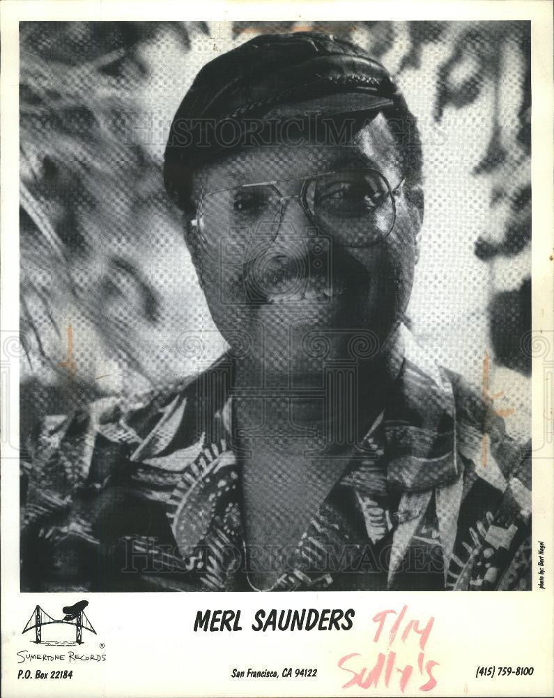 1994 Press Photo MERL SAUNDERS - Historic Images