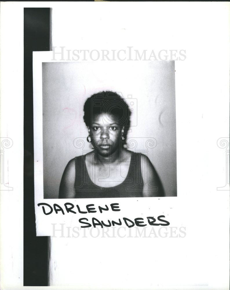 1992 Press Photo Darlene Saunders serial killer - Historic Images