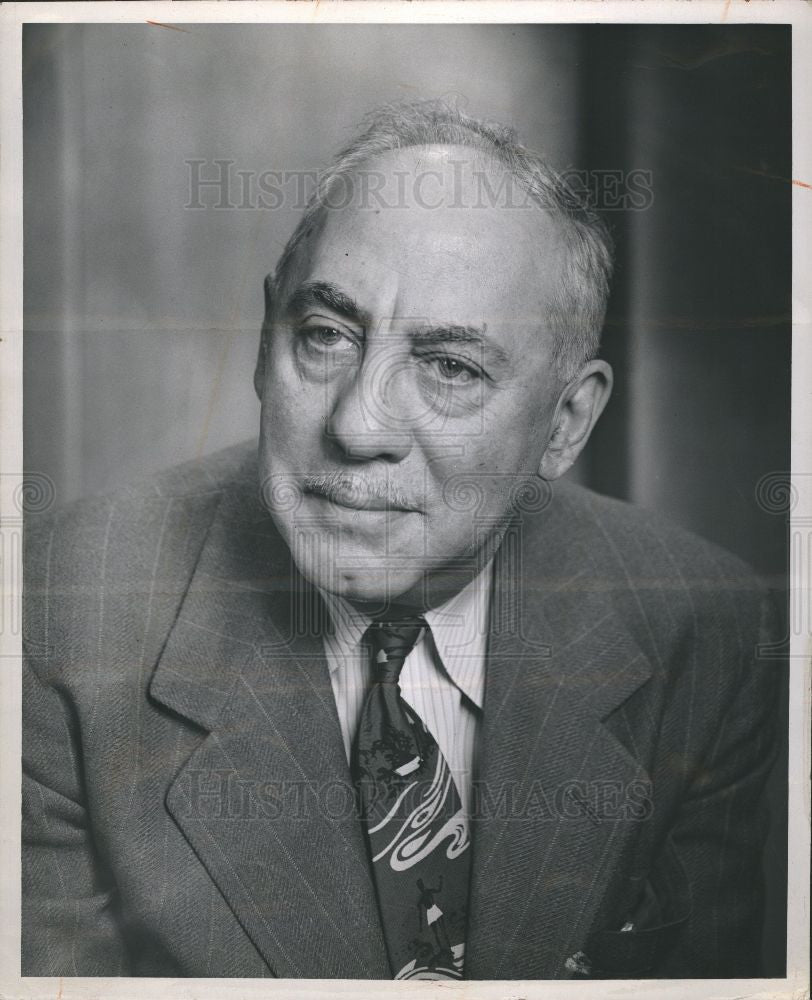1943 Press Photo Carl Saunders, editor, Jackson citizen - Historic Images