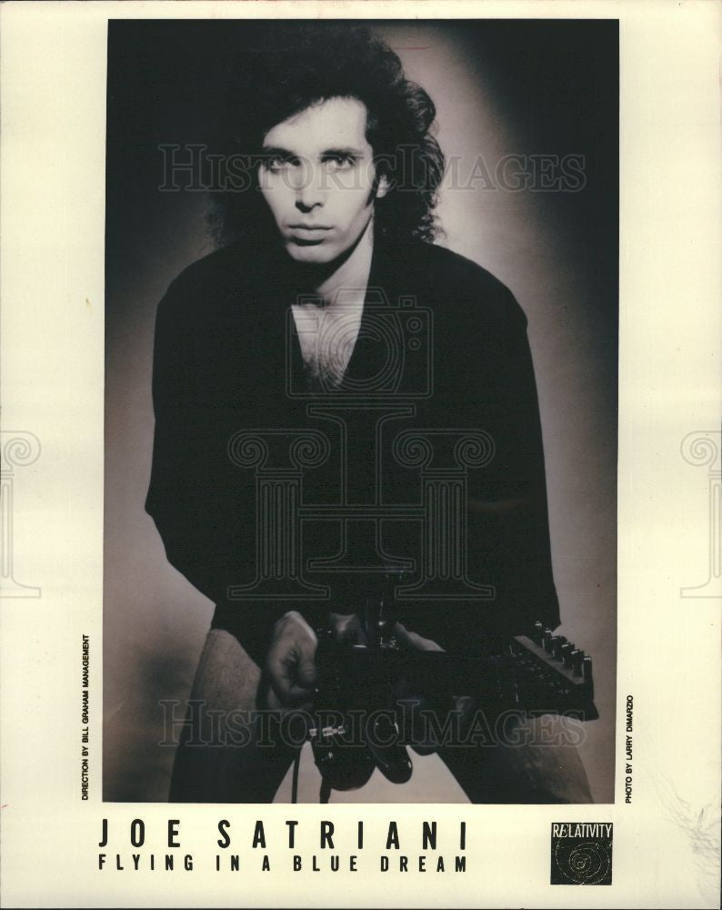 1990 Press Photo Joseph Joe Satriani Guitarist - Historic Images