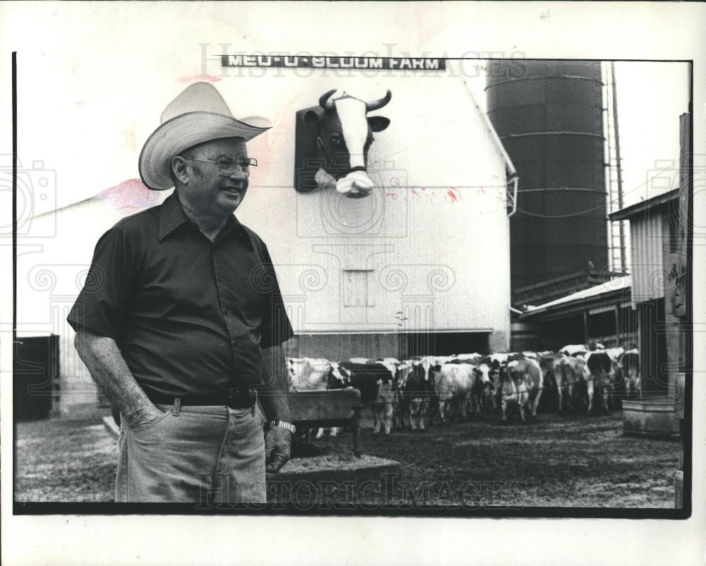1983 Press Photo Elton Smith President - Historic Images