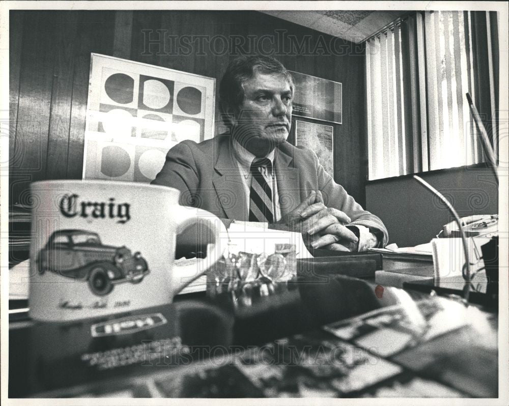 1983 Press Photo Craig Smith Vice President - Historic Images