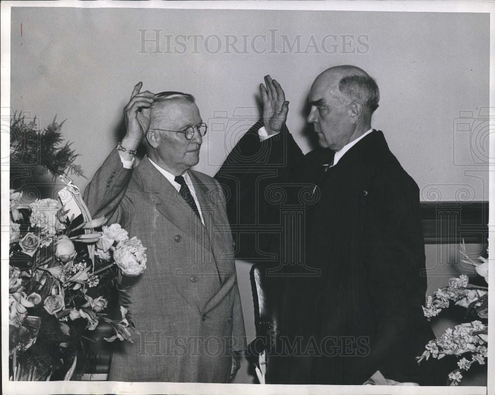 1939 Press Photo Frank Day Smith Circuit judge Wayne - Historic Images