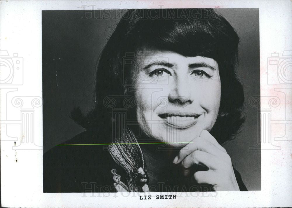 Press Photo LIZ SMITH publicity photo - Historic Images