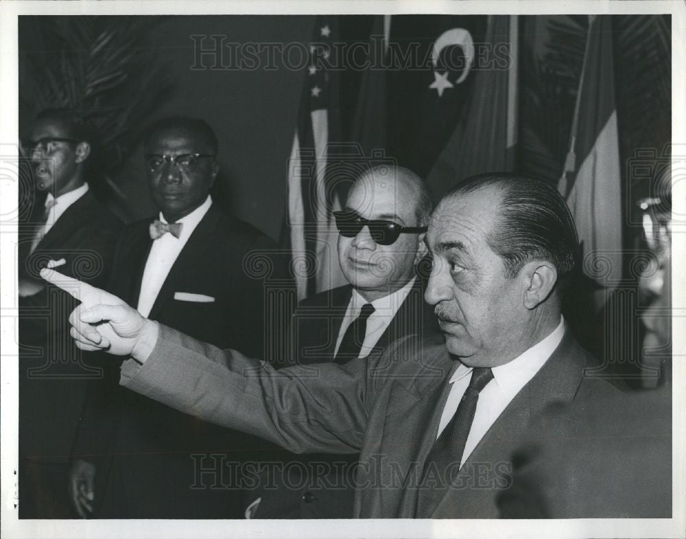 1960 Press Photo Mongi Slim Tunisian diplomat UN - Historic Images