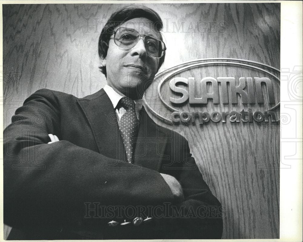 1986 Press Photo Bob slatkin Business Man - Historic Images