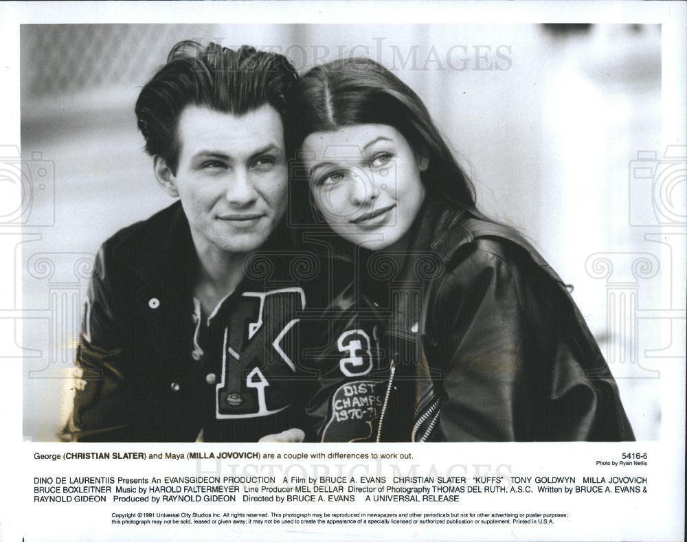 1992 Press Photo Christian Slater American Actor - Historic Images