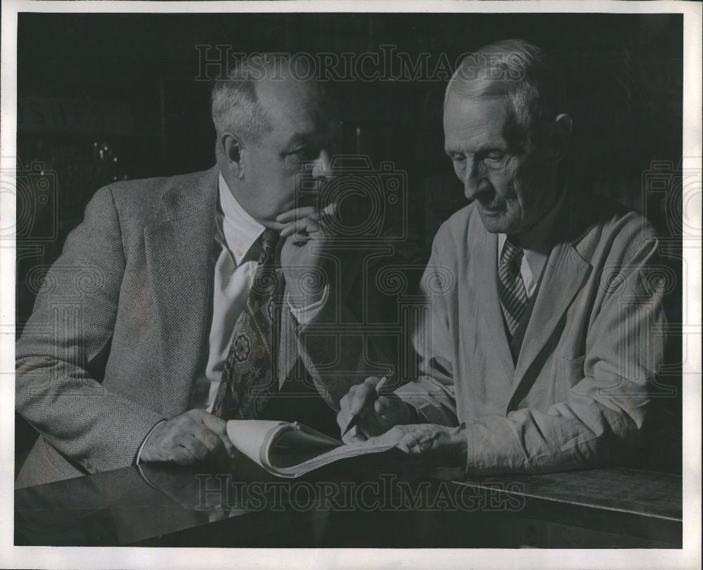 Press Photo CHARLES M. SMITH Oldest Druggist - Historic Images