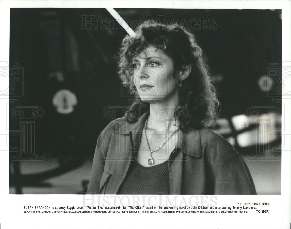 1995 Press Photo Susan Sarandon American actress - Historic Images