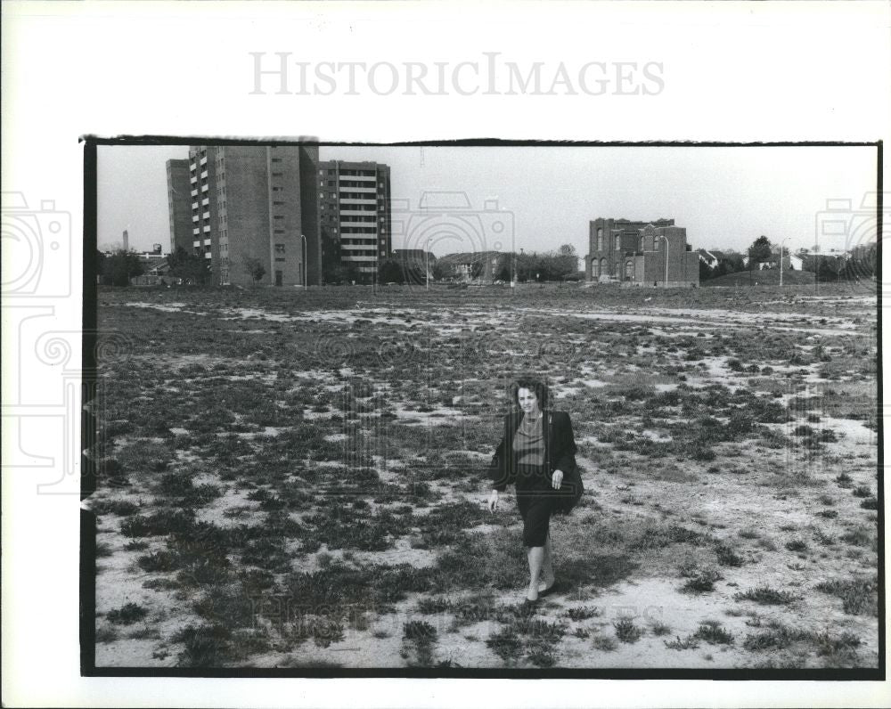 1990 Press Photo Harriet Saperstien - Prez. of hpDevco - Historic Images