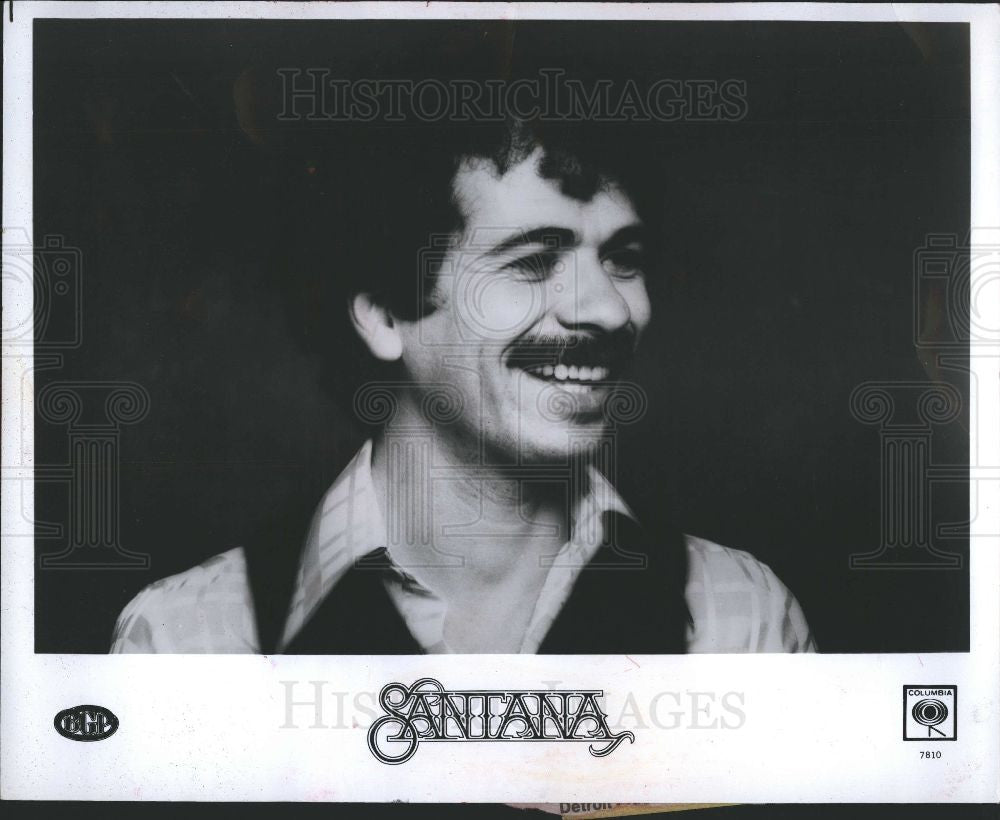 1981 Press Photo Carlos Santana guitarist music - Historic Images