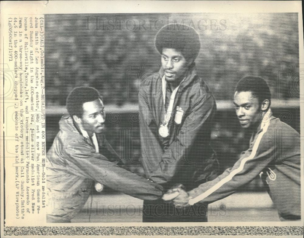 1971 Press Photo John Smith Pan American Games athlete - Historic Images