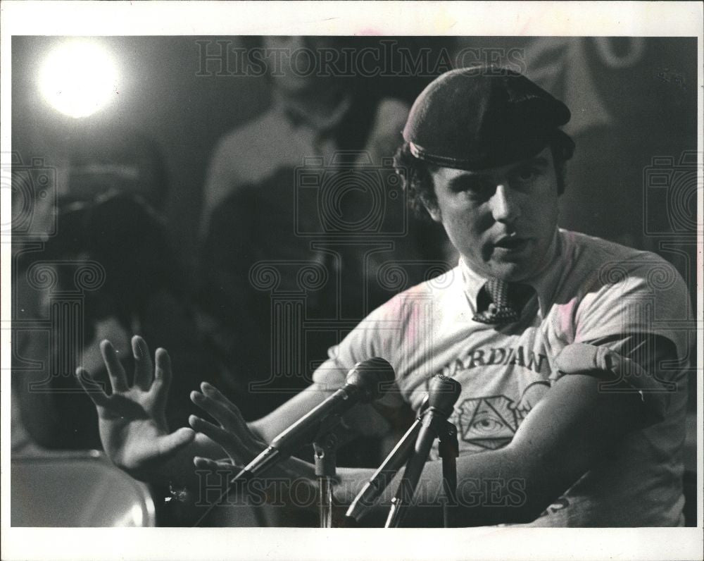 1982 Press Photo Curtis Sliwa American Guardian Angels - Historic Images