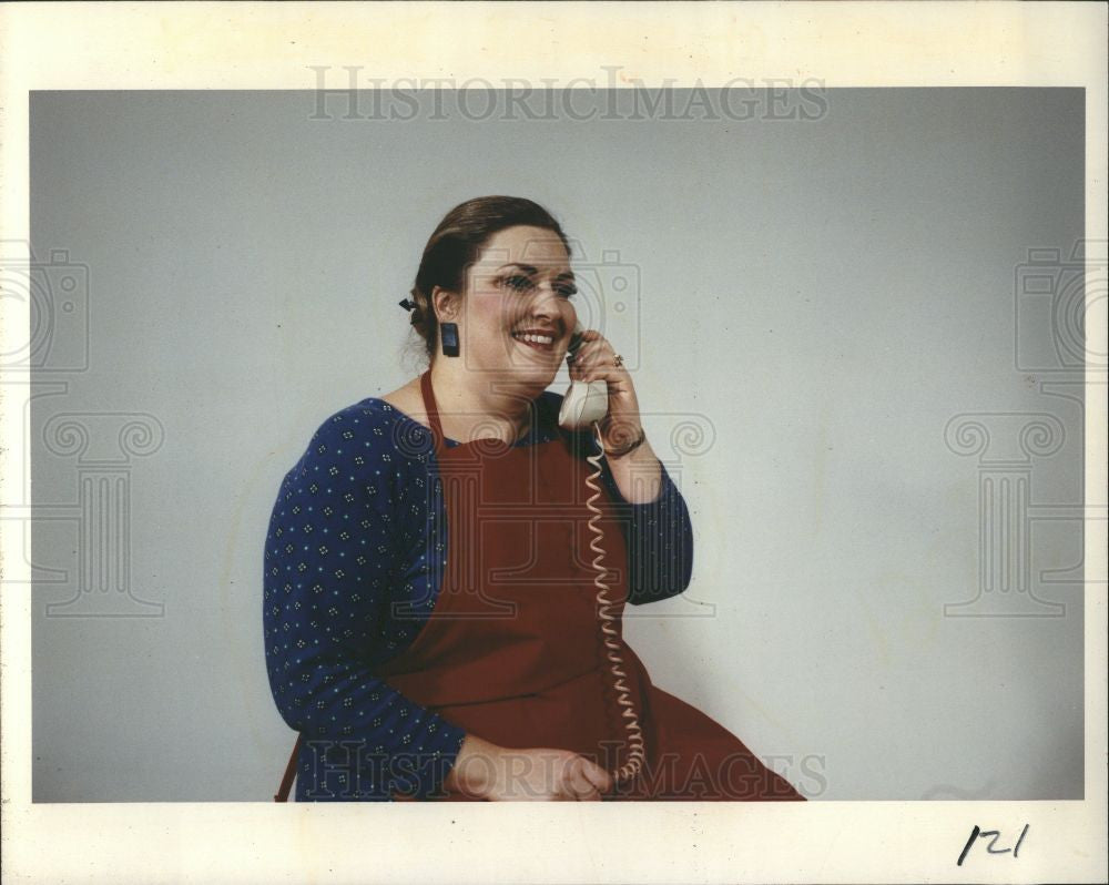 1992 Press Photo Jeanne Sarna Newspaper Columnist Troy - Historic Images