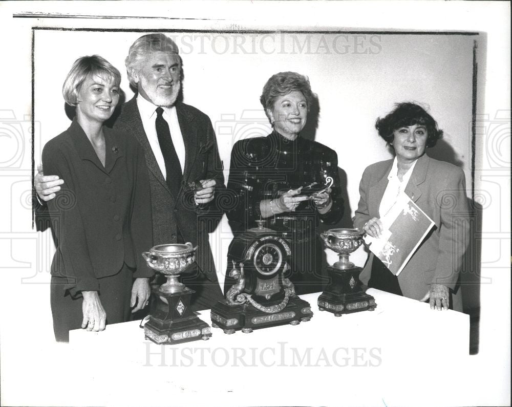 1991 Press Photo Larson Slade Hartmann Zonars Cranbrook - Historic Images