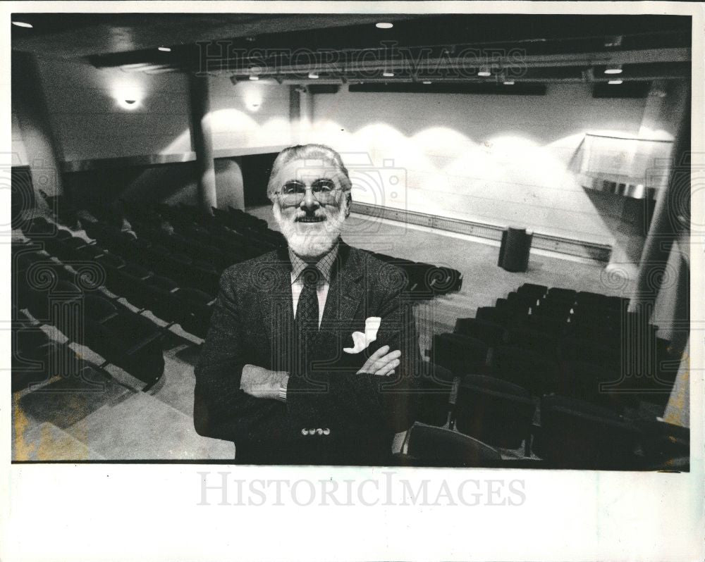 1986 Press Photo Roy Slade  Cranbrook Academy of Art - Historic Images