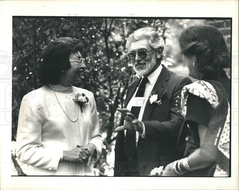 1987 Press Photo Roy Slade President Cranbrook Academy - Historic Images