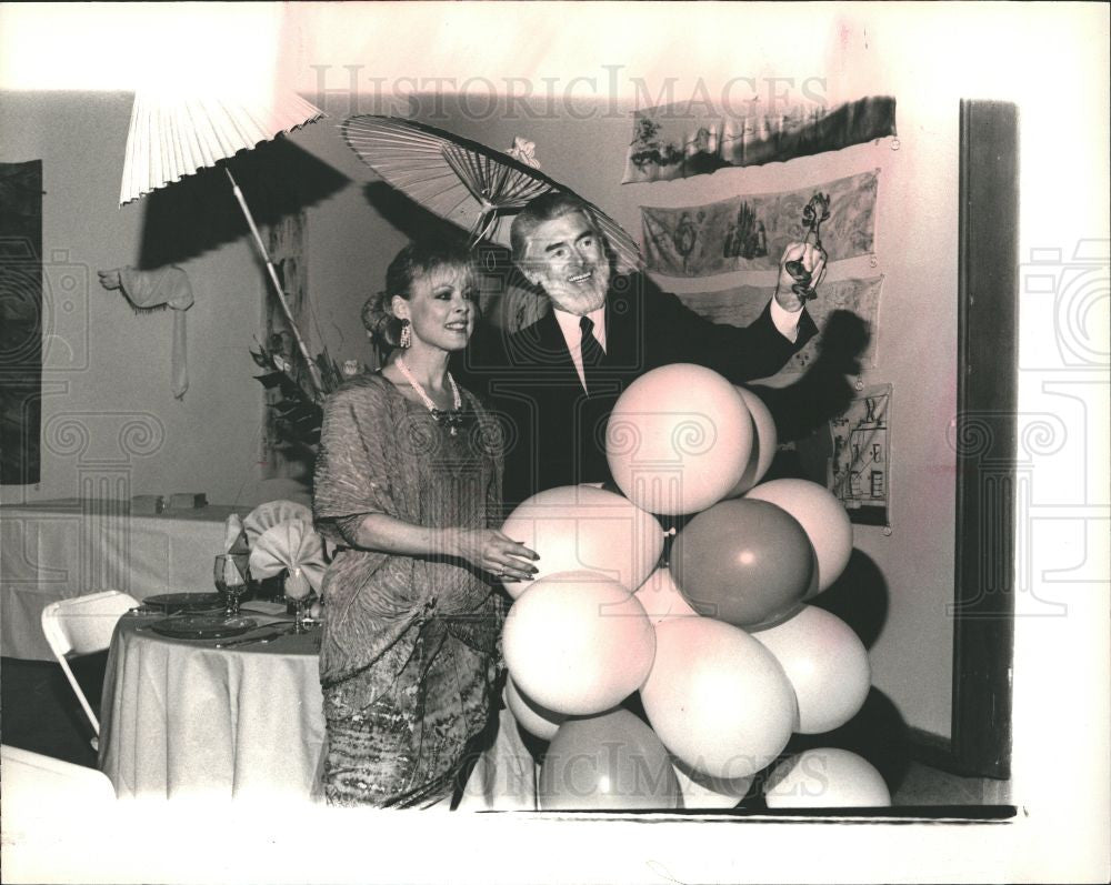 1988 Press Photo ball susan thomas roy slade cranbrook - Historic Images