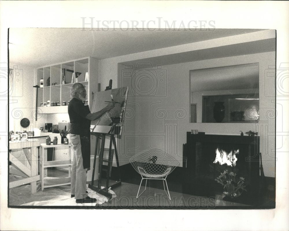 1992 Press Photo Roy Slade President Cranbrook Academy - Historic Images