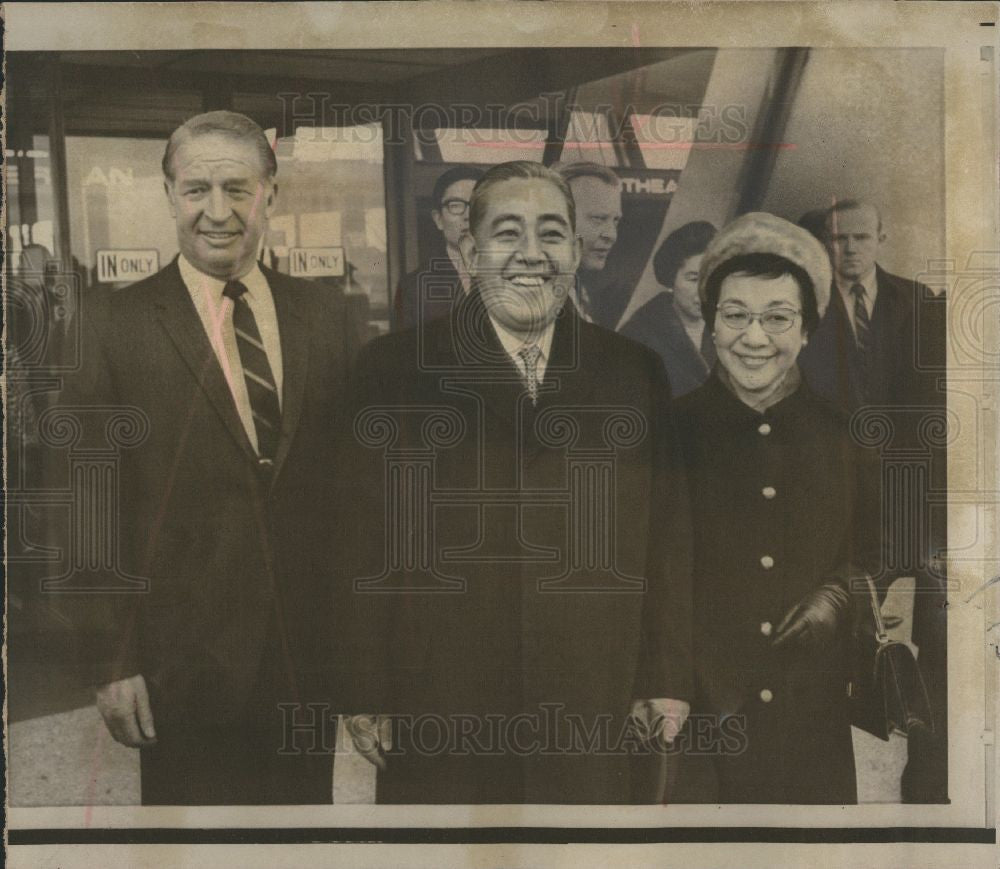 1969 Press Photo Eisaku Sato Prime Minister Japan - Historic Images